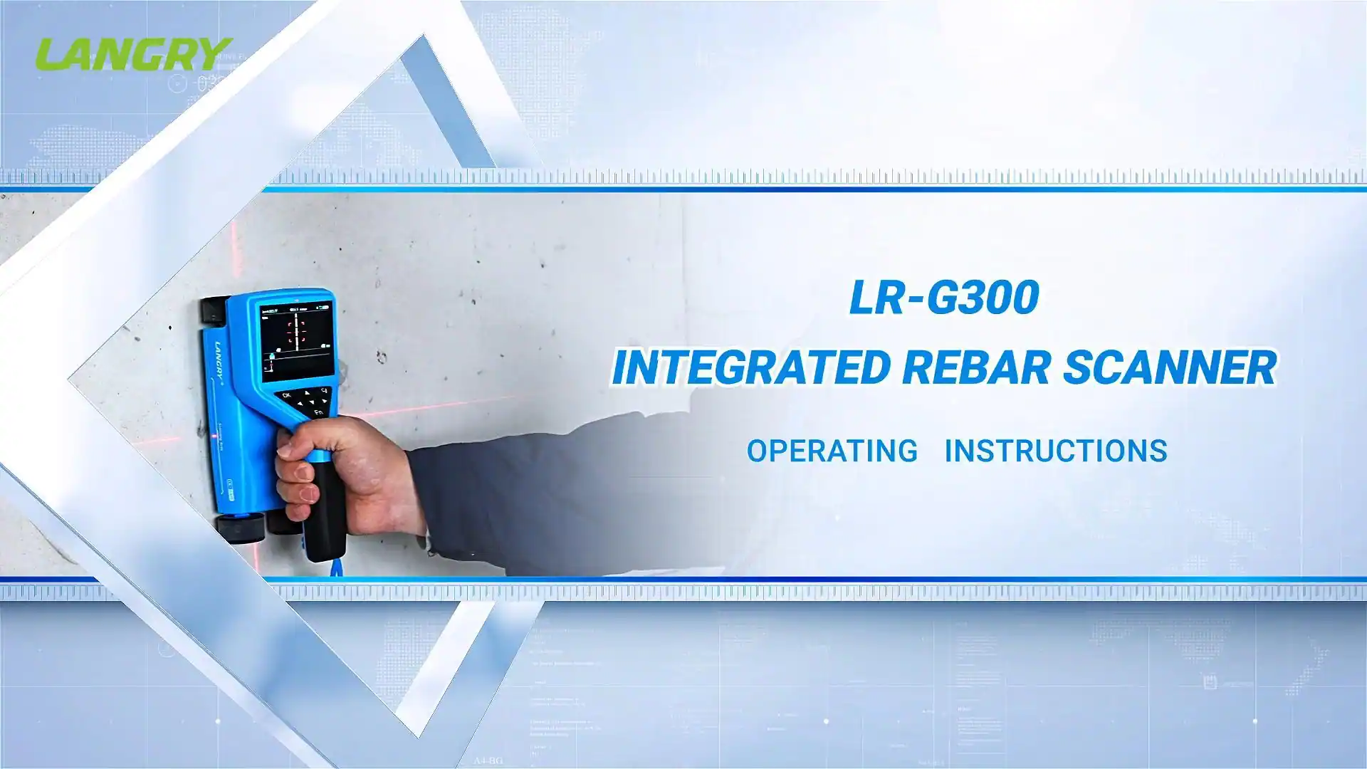 LR-G300 Integrated Rebar Scanner Operating Instructions